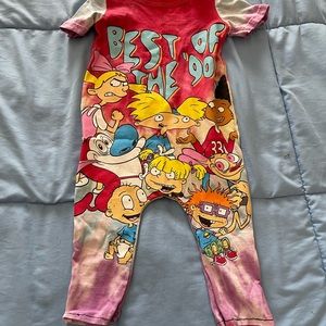 Custom boutique t-shirt romper 3T